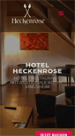 Mobile Screenshot of hotel-heckenrose.de